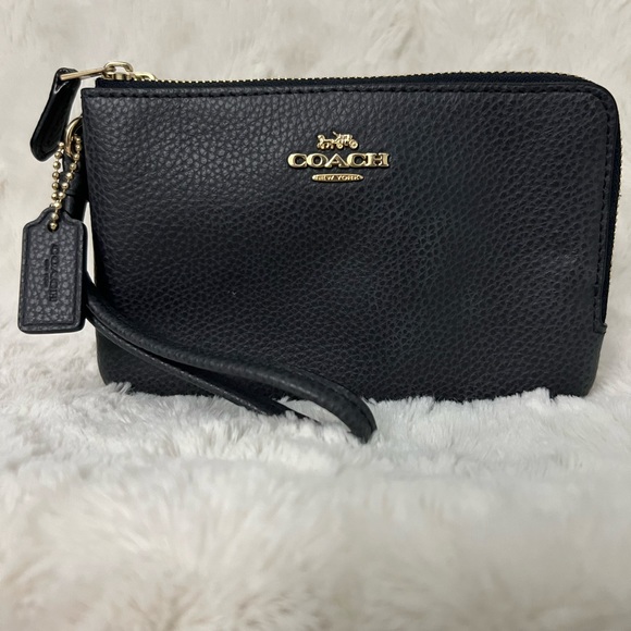Coach Handbags - Coach Black Wristlet